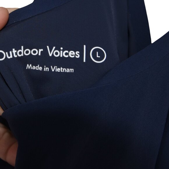 Outdoor Voices Navy Mini Dress Skort Lined L Tennis Padel Sporty - Picture 7 of 9